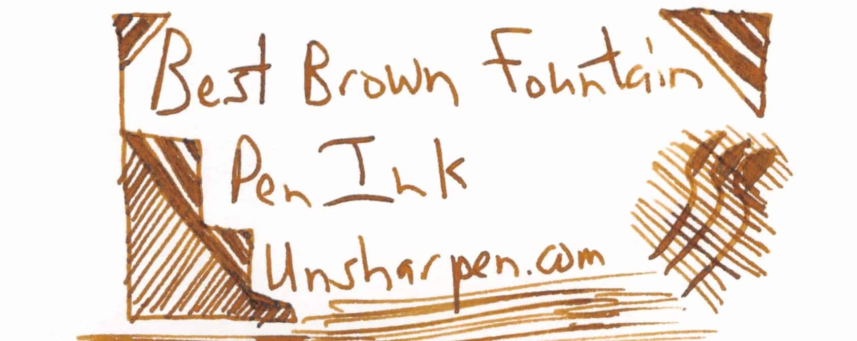 I have a thing for good brown inks - they stay in my favorite pens. :  r/fountainpens