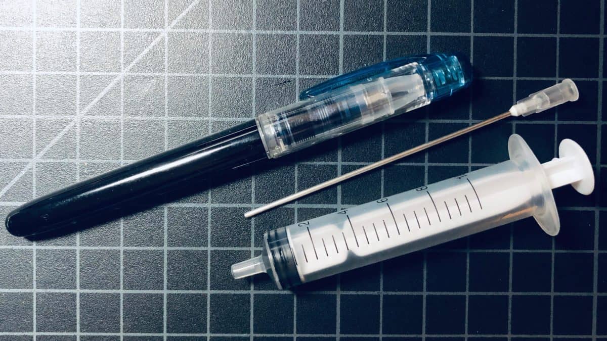 Fountain Pen Syringe Unsharpen