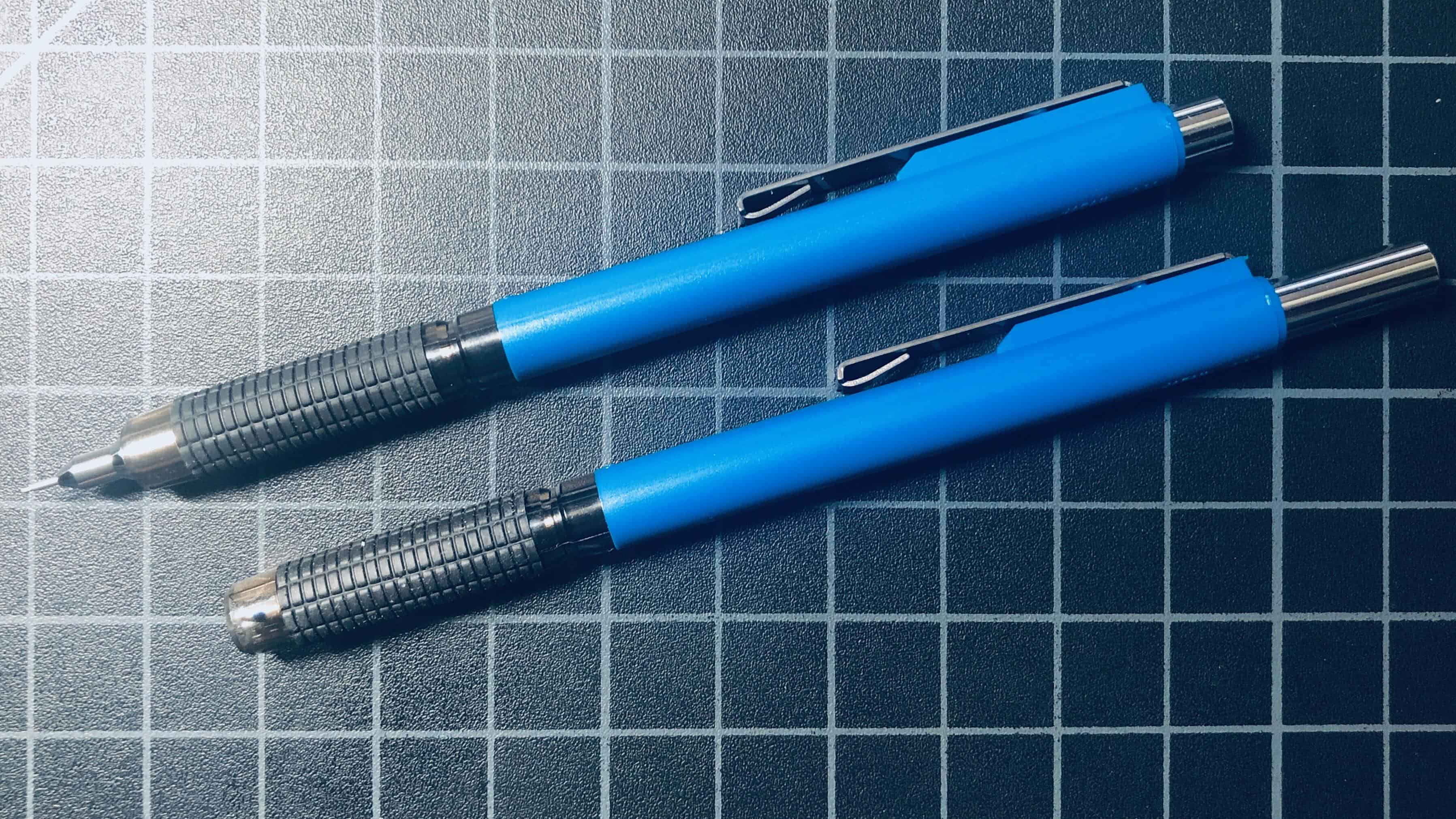 OHTO Mechanical Pencil & Ballpoint Pen   Set OP-500 & OB-500 Blue NOS!
