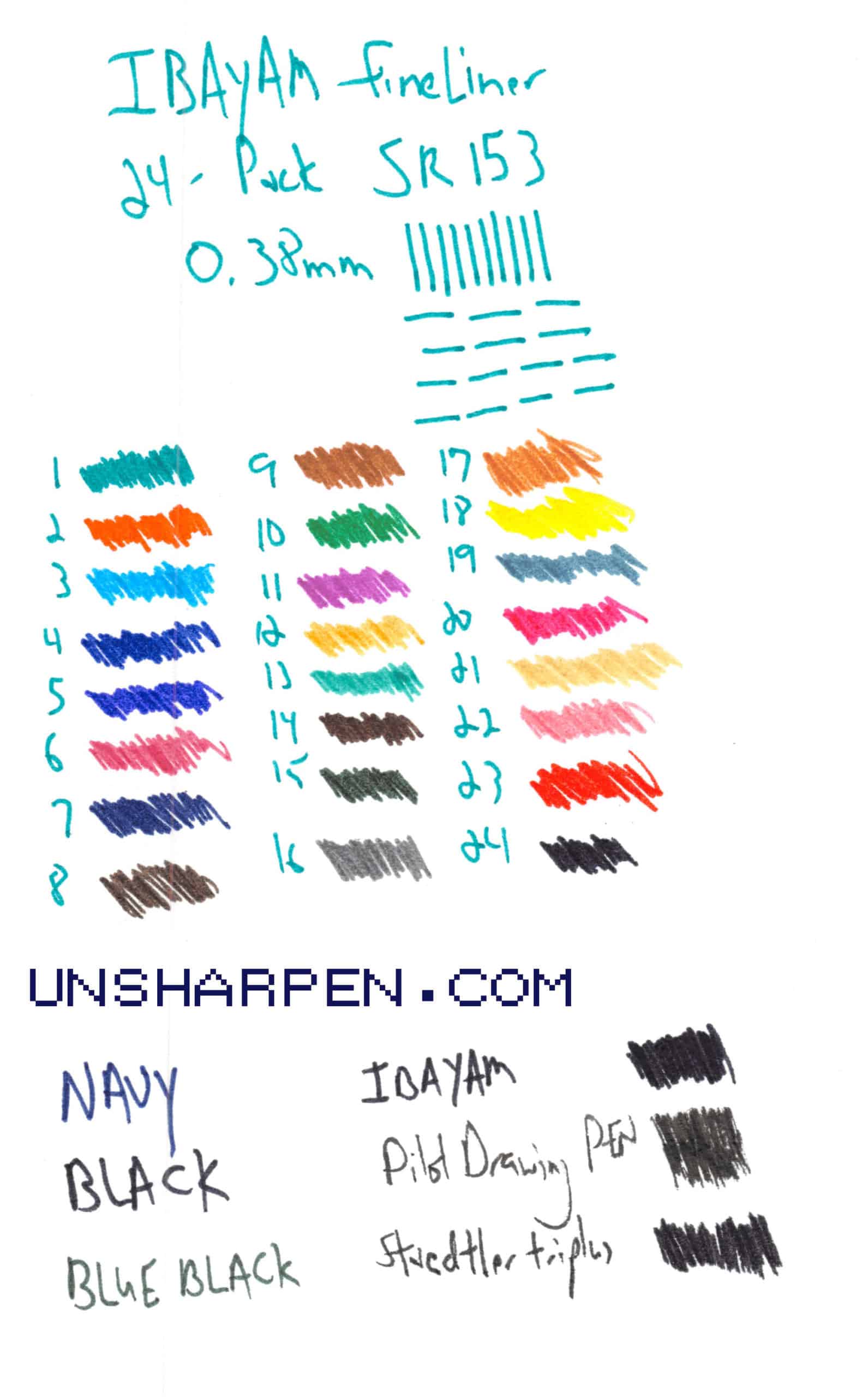  iBayam Journal Pens Fine Point Markers Fine Tip