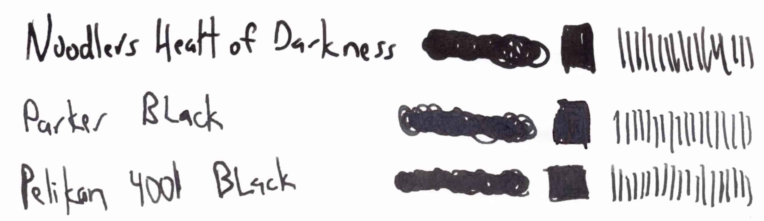 A love for fountain pens, inks, and handwriting - Peninkcillin: Noodler's  Heart of Darkness ink review