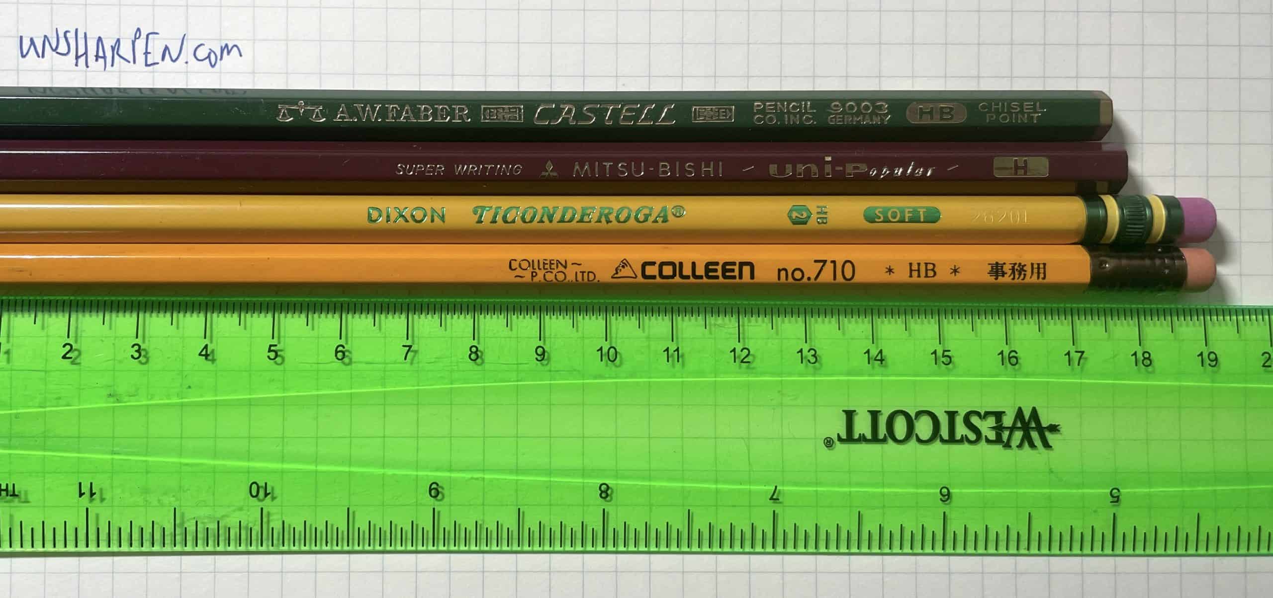 how-long-is-a-pencil-unsharpen