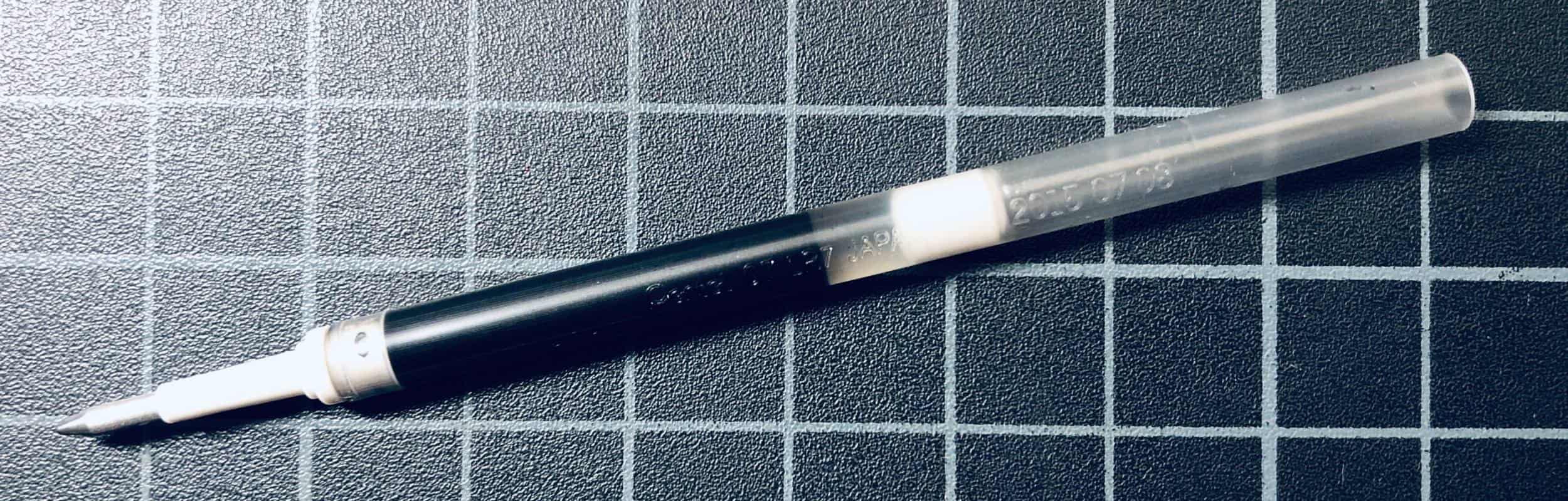 12pcs LR10 Recharge pour pentel EnergelX 1.0 mm Roller Ball Pen Seulement Recharges Noir 