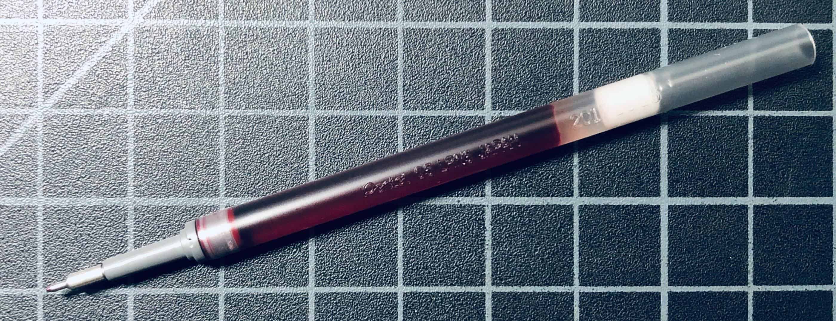 2 Pk Pentel LRN3-B EnerGel Refills Red 0.3 mm X-Fine Needle Tip 