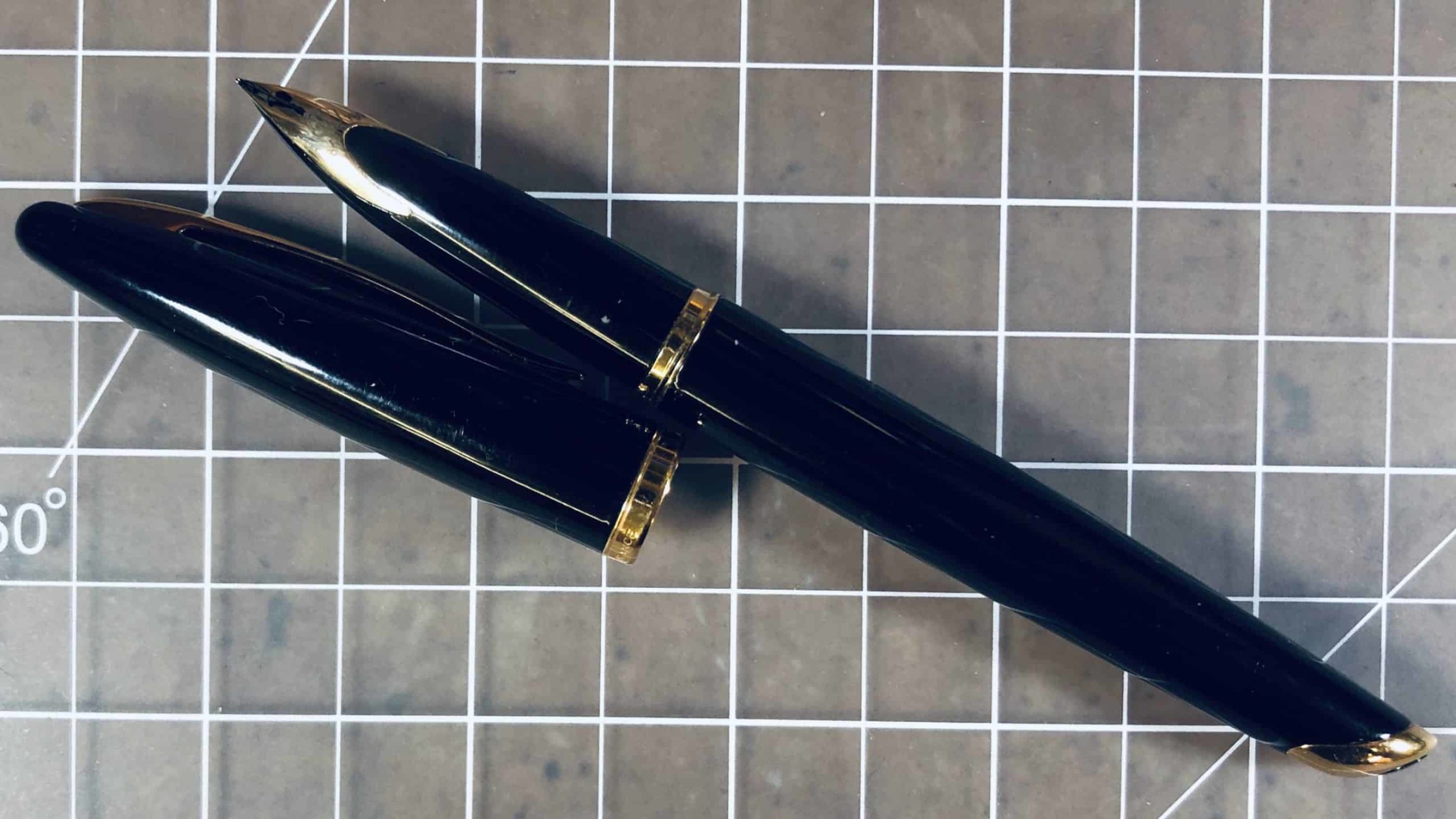 Waterman Carene Fountain Pen Nib 18Kt Gold  Medium Pt Nib & Feed    New 