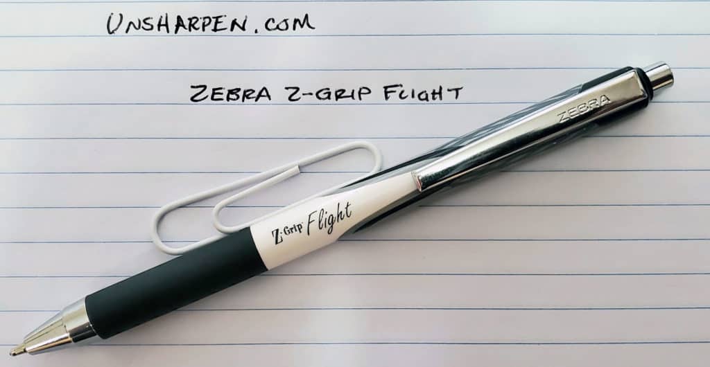 Zebra ZGrip Flight Ballpoint Pen Unsharpen