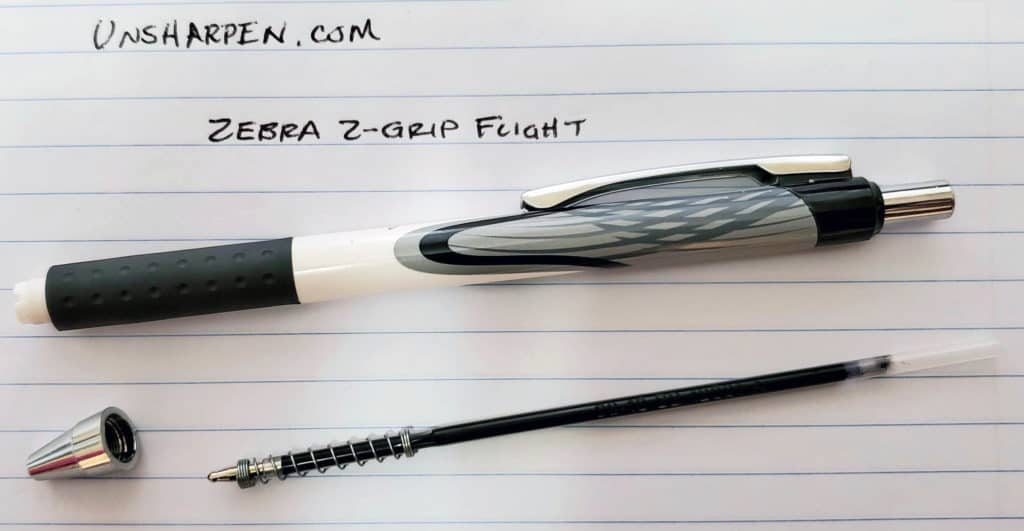 Zebra ZGrip Flight Ballpoint Pen Unsharpen